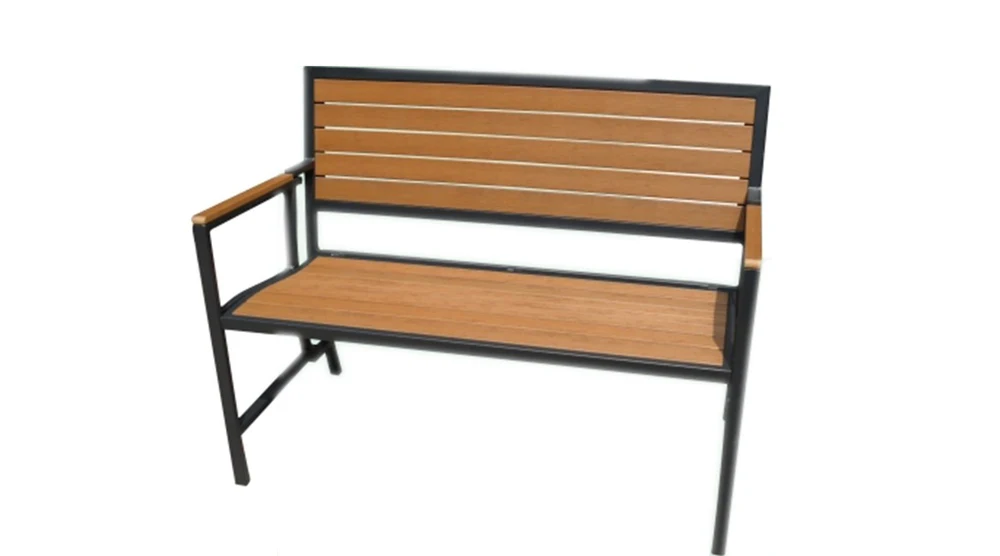 ベストセラー低価格耐久性ダブルガーデンwpc椅子プラスチック木材家具仕入れ・メーカー・工場