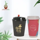 Custom eco-friendly takeaway carton coffee cup