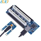 Mini PCI-E PCIe to 2 PCI Slot Adapter Card with USB 3.0 cable Dual PCI Riser Card
