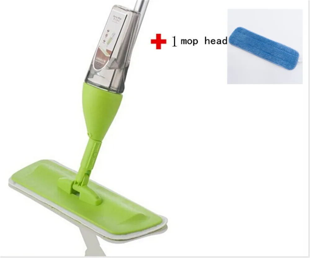 Spray Mop Spin Head Water Spray Floor Cleaner Dust Flat Mop