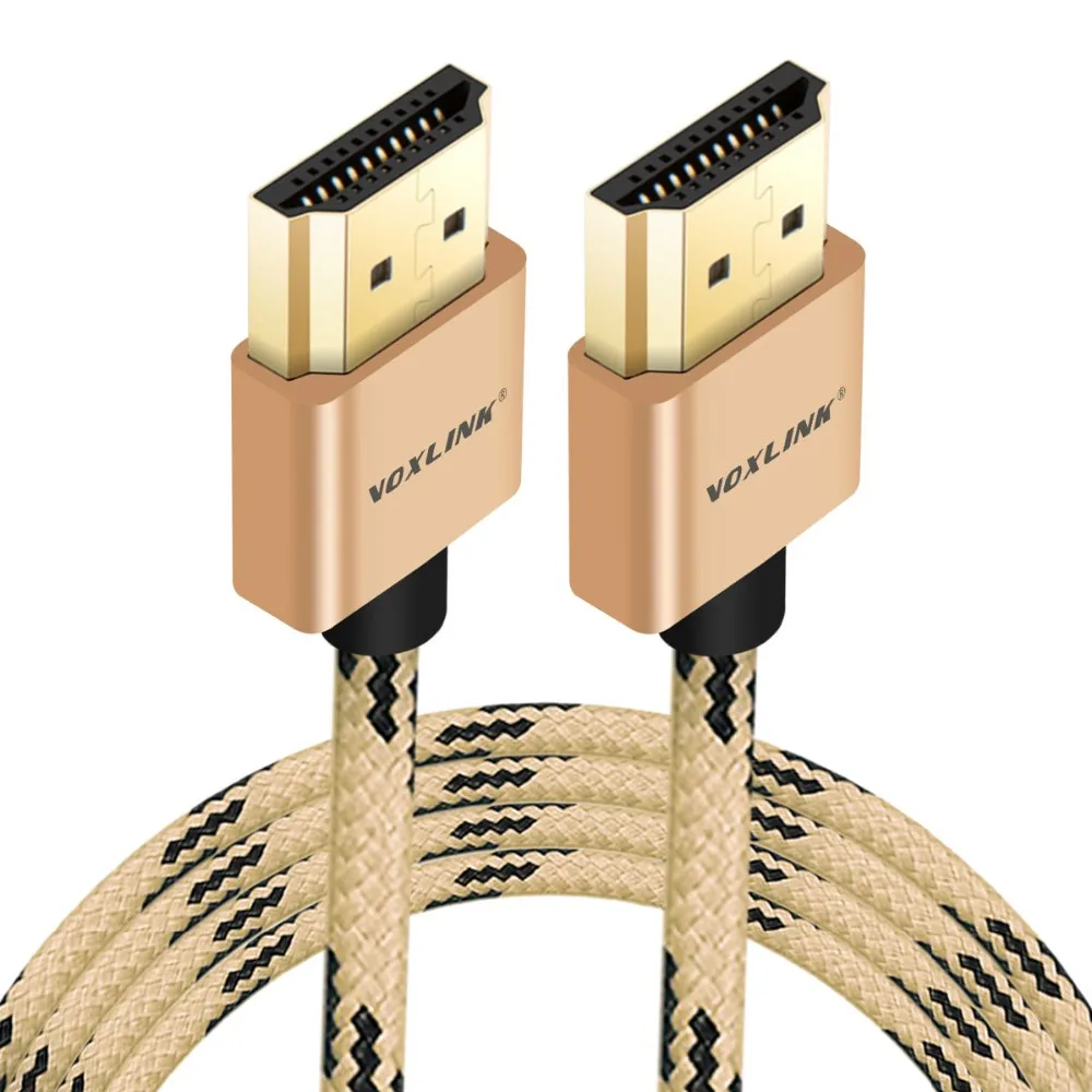 VOXLINK 1.4v HDMI cable Tiger pattern 19 + 1 High Speed Gold Plated cable HDMI1080p 1m - ANKUX.COM