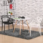Chinese Home Dining Chair Various Color Outdoor Furniture Plastic Chair