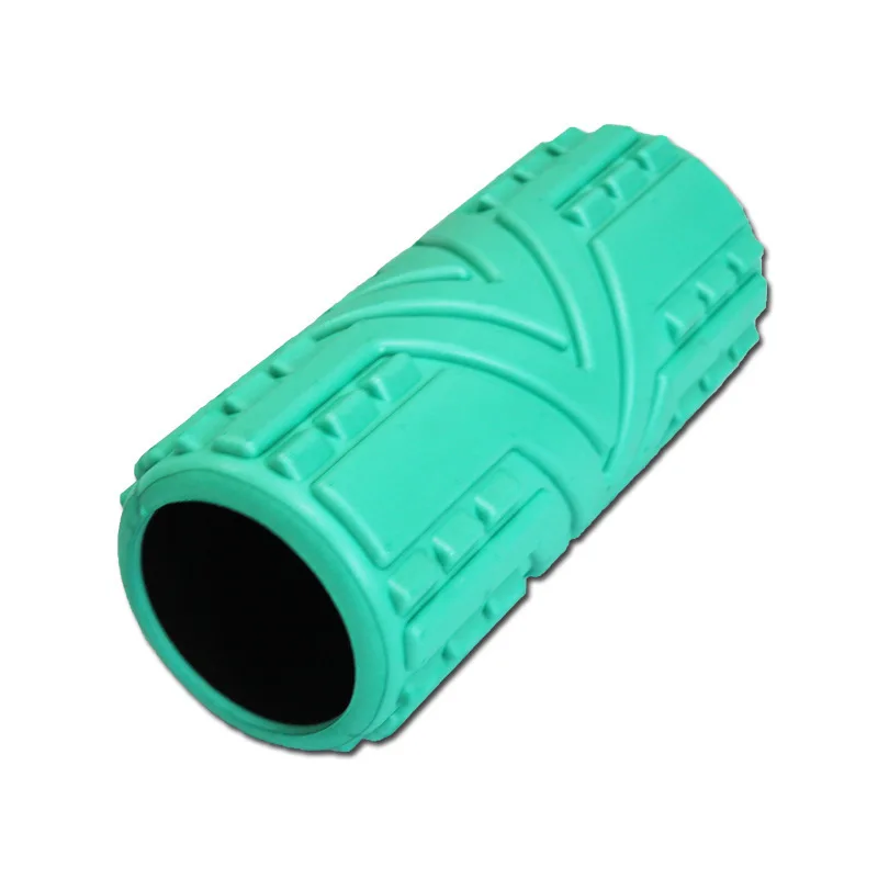 Professional EVA arrow carved hollow core foam roller tetured deep -tissue massage roller yoga fitness roller