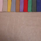 Hot textile weft double face amara faux suede leather fabric for upholstery