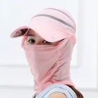 Sun protect polyester performance fabric golf cap sun visor