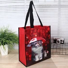 China Non-woven Tote Bag 100% Full Test Laminated Non-Woven Shopper Tote Small Shopping Bag Supplier In China