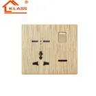 2.1A electric 13A MF universal switched socket power outlet with usb