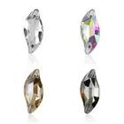 Diamond Leaf Crystal AB Sew on Crystals 9x20mm 6x12mm Beads for Sewing Stones Flat Back Rhinestones for Clothing