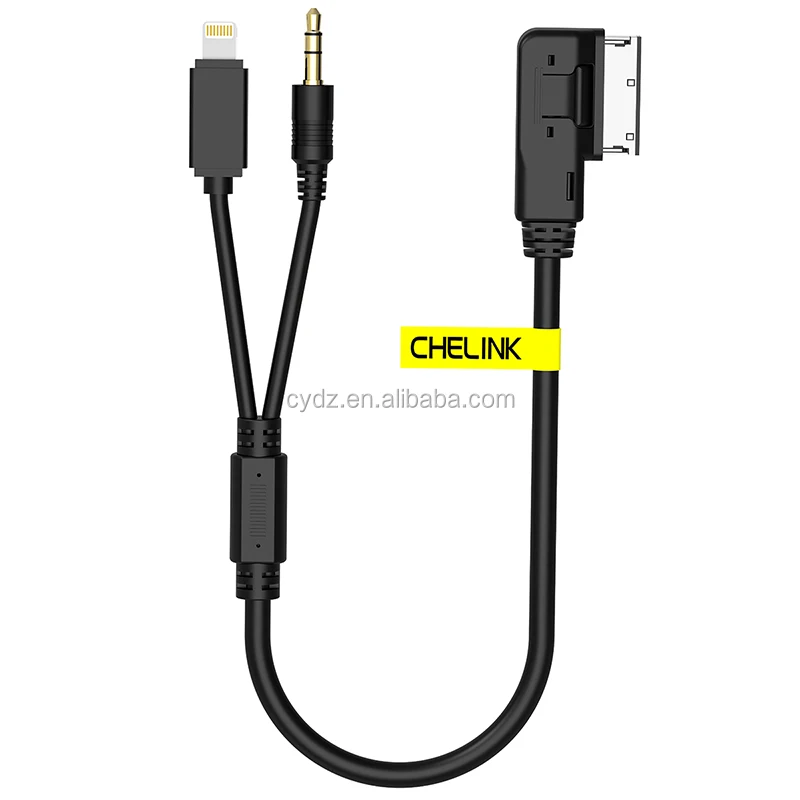 For Audi VW iPod iPhone 5 6 Car Cable AUX AMI MMI Audio Interface Lead Connector - ANKUX.COM