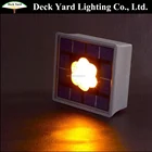 Led Step Stone Lamps Outdoor Garden Lighting Fixture Square LED Brick Lights