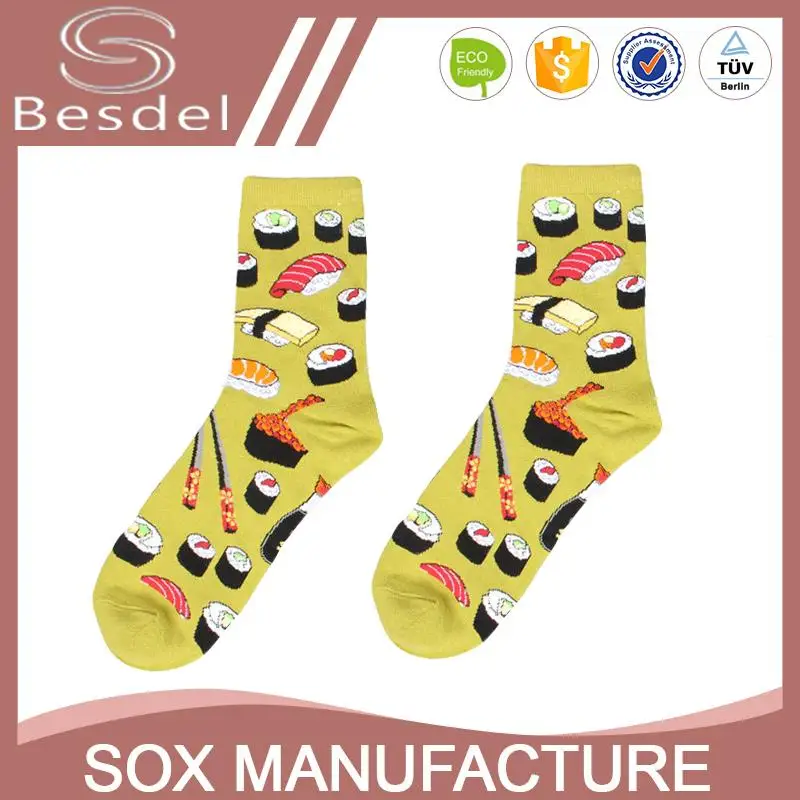 2015 new model knit cartoon tube socks