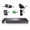 Rackamount KVM USB Switch 16 Port HDMI over IP 4K Control PCs, Laptops, Servers w/One Keyboard, Video Monitor
