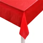Waterproof custom table cloth printed plastic tablecloth custom spandex table cover