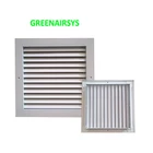 Customized Size Available Square Return Air Louver Air Vent with Mesh Filter