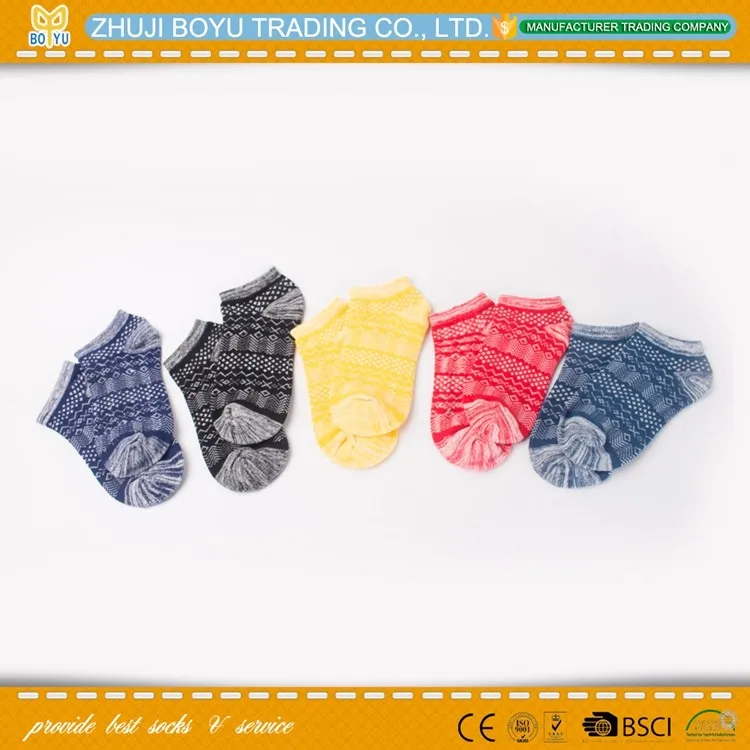 BY-160403 wholesale bamboo man sock and cotton men sock ; daily man ankle sock factory