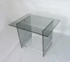 Hot sale lucite console table, acrylic desk with a clear case