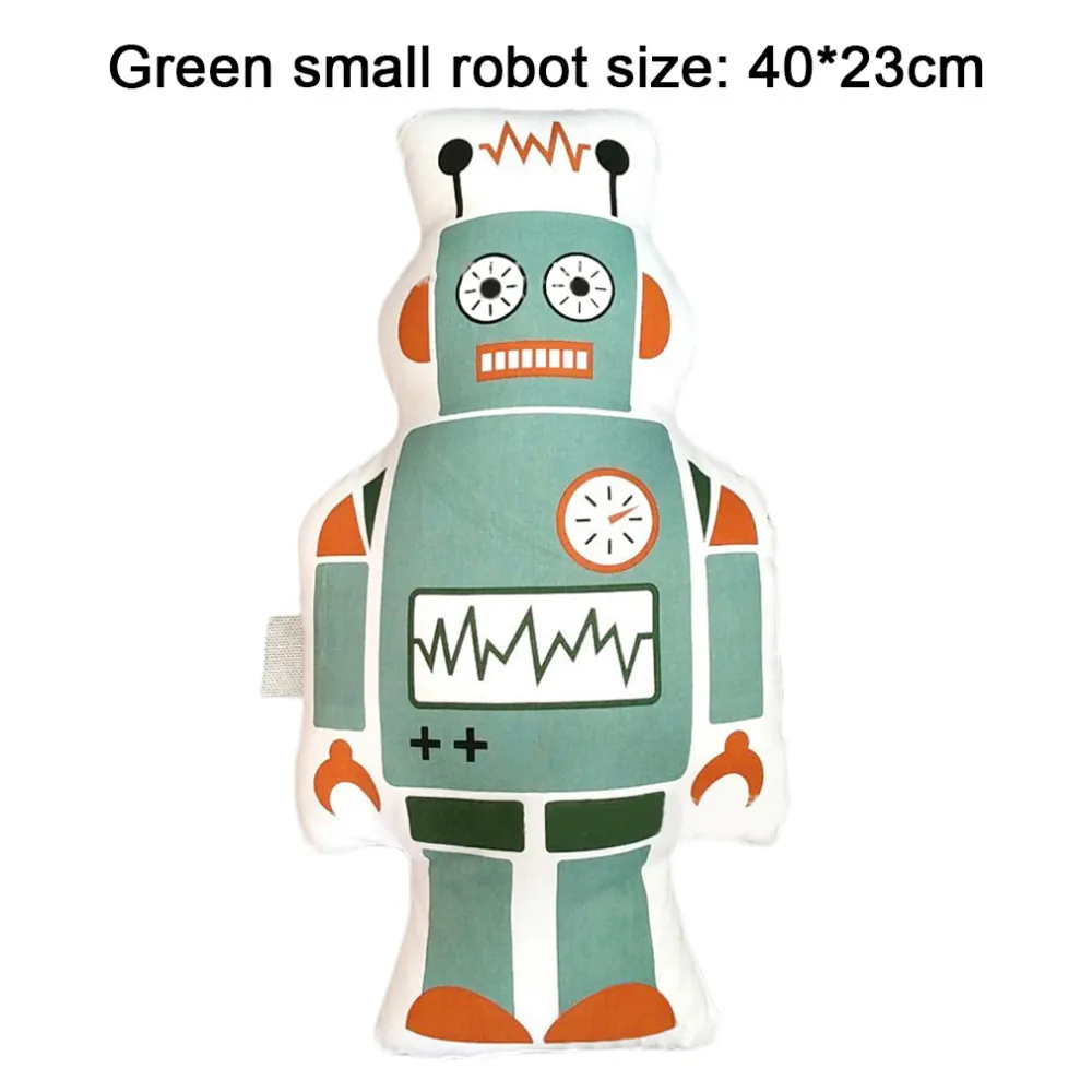 2016 Hot Sale Children Baby Robot/Bear Cartoon PP Cotton Safe Comfortable Touch Pillow Northern European Style Home Decoration
