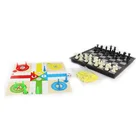 3 in 1 cheap family game chess sets flight snake and ladder