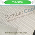 slumber cool waterproof TPU mattress cover fabric