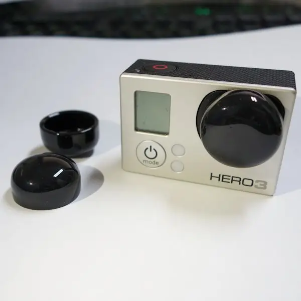 Lens Protective Cap Cover for Gopro Camera 3 3+ 4 - Black Rubber Lens Protective Cap Cover for Gopro Camera 3 3+ 4 - Black Rubber