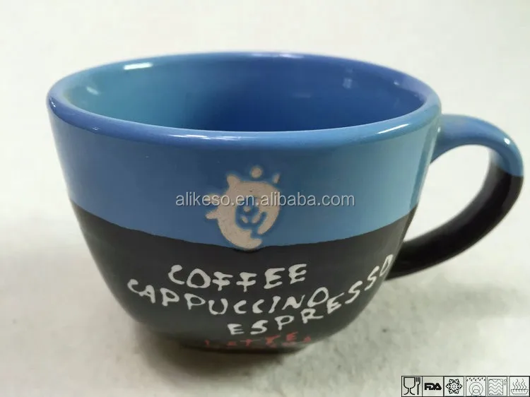 cheap bulk stoneware ceramic coffee/cappuccino/espresso mug with