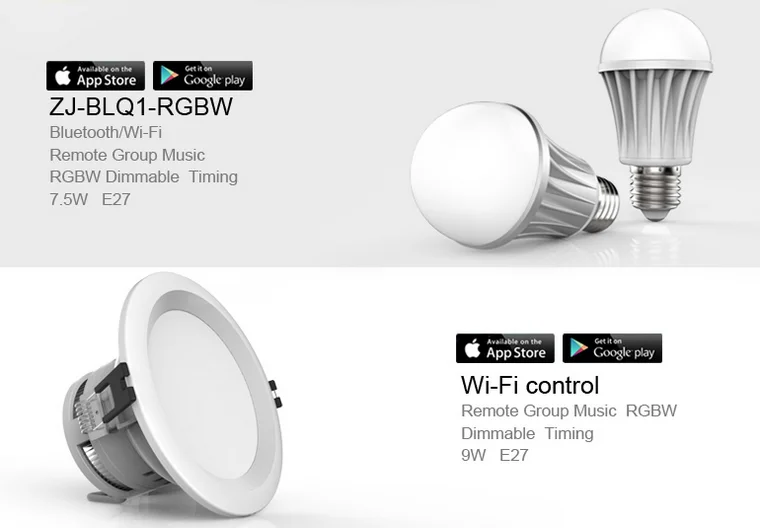 Smart LED down light 15W, iOS and android app control, Wifi,2G,3G,4G remote control,zigbee,2.4G wireless - ANKUX.COM