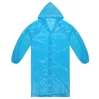 Light Weight Plastic 3 Pack Reusable Adult Hooded Ponchos