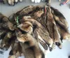 Natural Raccoon fur skins real Raccoon dog fur hide pelts high quality Chinese raccoon fur for hood