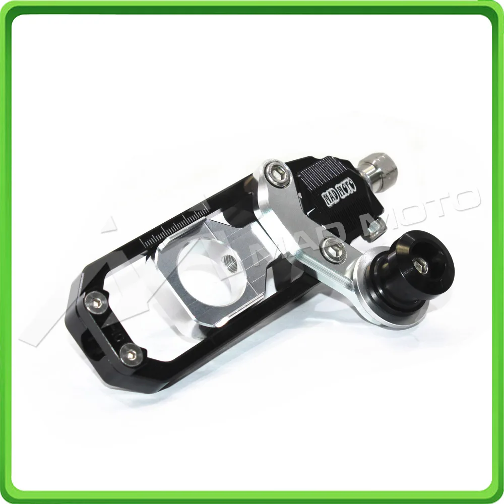 Chain Tensioner Adjuster with bobbins for HONDA CBR 1000 RR CBR1000RR 2008 2009 2010 2011 2012 2013 2014 2015 2016 Black&Silver (7)