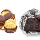 newest price wholesale food grade aluminum foil paper sheet wrapper for chocolate wrapping material