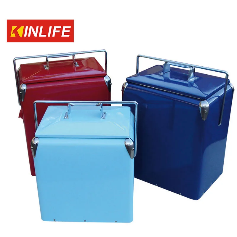 Custommade Retro Metal Picnic Cooler Box Buy Retro Picnic Cooler