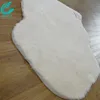 small white faux fur sheepskin rug for bedroom