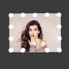 Wedding Gifts Makeup Table Touch Wall-Mounted 13Pcs Led Bulbs Hollywood Mirror Large