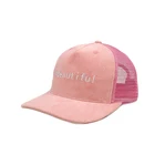Cap and Caps Custom Trucker Mesh Cap and Hats Pink Lovely Mesh Caps for Kids Children
