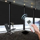 Custom made 100% polyester fabric tubular motor roller blinds