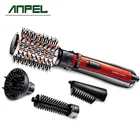 Factory price automatic rotation ceramic coating barrel hot air styler hair brush