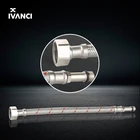 IVANCI-H021 3 Inch 35mm pvc water drain heat resistant stainless steel shower Flexible Hose pipe