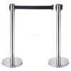 black powder coated iron used in hotel & restaurant retractable barriers/retractable safety barriers