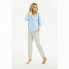 Wholesale Ladies Cotton Pajamas Long Sleeve Sleeping wear for Woman