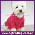 Customized dog clothes, blank pet dog tee shirts for pets, blank dog shirt