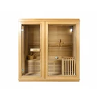 Simple traditional indoor steam sauna room