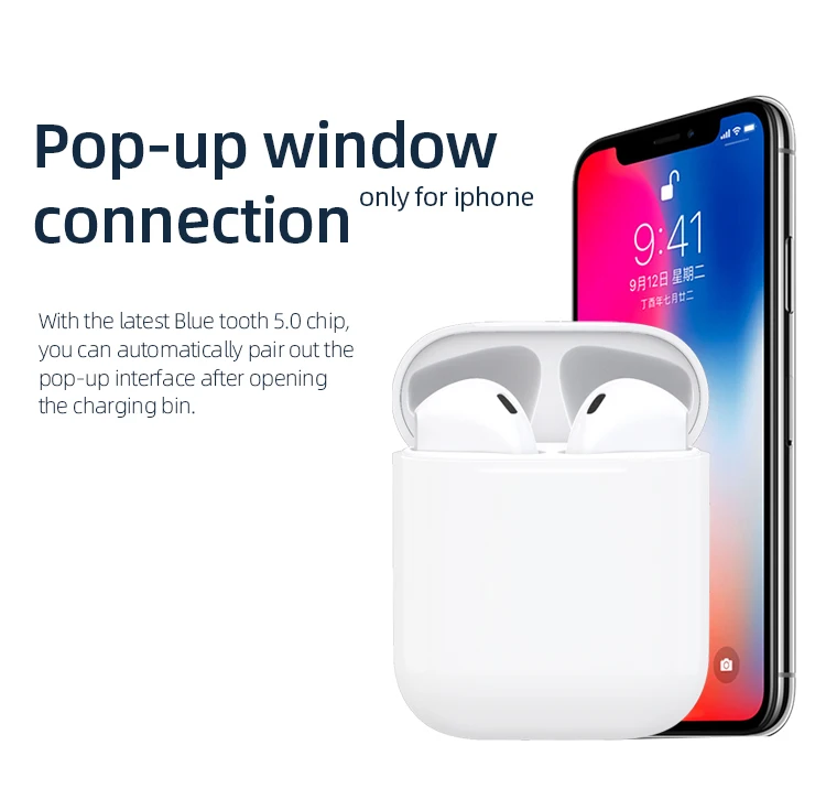 POPUP Air i12 i25 i27 i28 i200 i500 i1000 i2000 i3000 i5000 i10000 TWS 1:1 Pods - ANKUX.COM