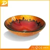 Hangzhou Import And Export India Style Tempered Glass Vanity Bowls Glass Wash Basin