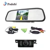 Universal Car Rear View Camera Wireless 5" TFT LCD Mirror Rearview Monitor with IR Night Vision Backup Reverse Cameras