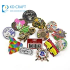 Wholesale small quantity blank metal soft hard enamel souvenir badges personalized custom lapel pins no minimum