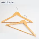 Home decor Natural Color Wood Coat Hangers