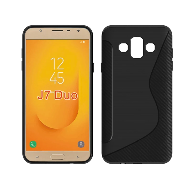 2018 Newest Phone Case For Samsung Galaxy J7 Duo For Samsung Galaxy J7 Duo Mobile Cover Drop Protective Anti Slip Scratch Resistant Shock Absorption Clear Slim Factory Wholesale Case Transparent Silicone Clear Bumper Case Cove