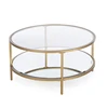 Modern glass bed night stand metal frame wooden sofa side table end table