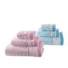 100% cotton hand towel face towel bath towel gift set