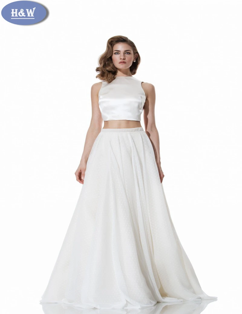 custom made wedding dress fashionable white/ivory floor length lace/tulle/organza appliques civil wedding dress OZN51603